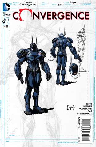 Convergence #1 (Batman Sketch Cover)