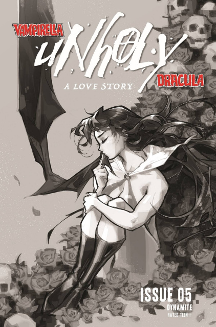 Vampirella / Dracula: Unholy #5 (20 Copy Besch B&W Cover)
