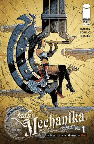 Lady Mechanika: The Monster of the Ministry of Hell #1 (Vatine Cover)
