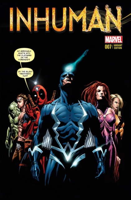 Inhuman #7 (Deadpool Cover)