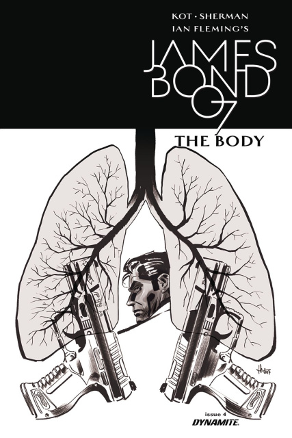 James Bond: The Body #5 (10 Copy Casalanguida B&W Cover)