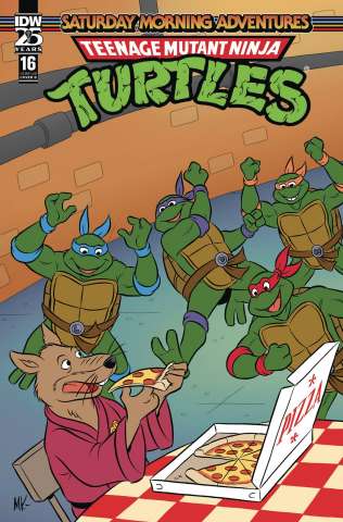 Teenage Mutant Ninja Turtles: Saturday Morning Adventures #16 (Kazaleh Cover)