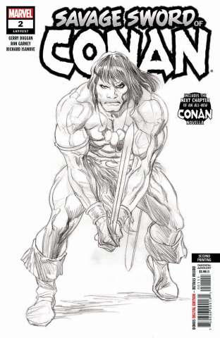 The Savage Sword of Conan #2 (Garney 2nd Printing)