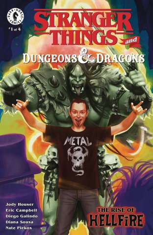 Stranger Things and Dungeons & Dragons: The Rise of Hellfire #1 (Pueblar Cover)