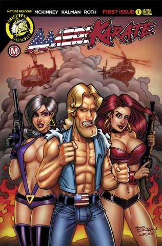 Amerikarate #1 (Explosive Threesome Cover)