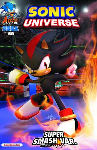 Sonic Universe #69 (Super Smash Cover)