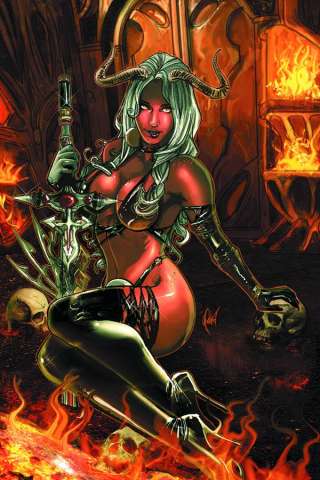 Lady Demon #4 (15 Copy Poulat Virgin Cover)