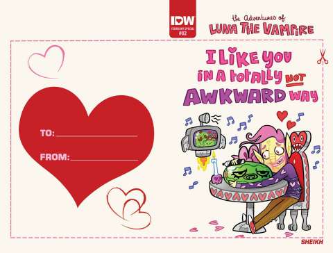 Luna: The Vampire #2 (Valentine's Day Card Cover)