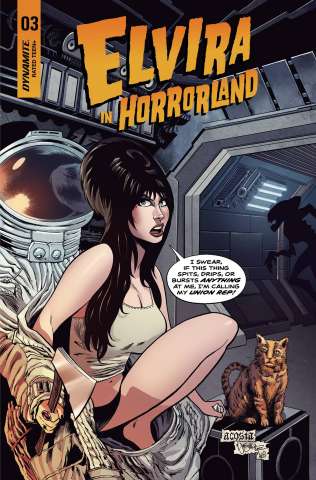 Elvira in Horrorland #3 (Acosta Cover)