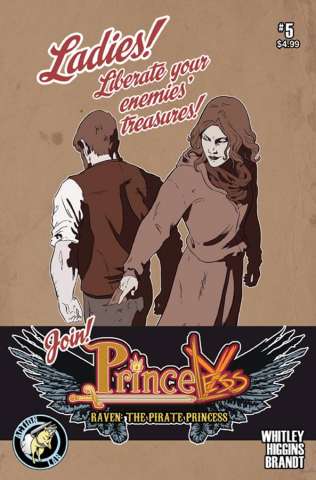 Princeless: Raven, The Pirate Princess #5 (Higgins & Brandt Cover)