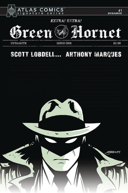 Green Hornet #1 (Marques Signed Atlas Edition)