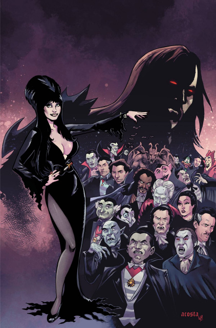 Elvira in Monsterland #1 (30 Copy Acosta Virgin Cover)