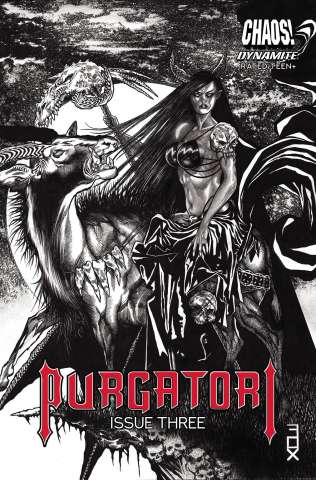 Purgatori #3 (15 Copy Fox B&W Cover)