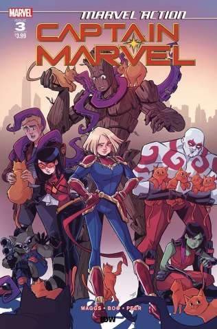 Marvel Action: Captain Marvel #3 (Boo Cover)