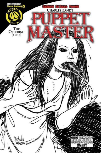 Puppet Master #3 (Leech Woman Sketch Cover)