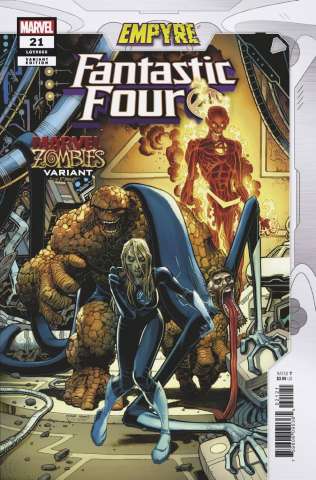 Fantastic Four #21 (Adams Marvel Zombies Cover)
