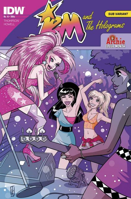 Jem and The Holograms #10 (Archie 75th Anniversary Cover)
