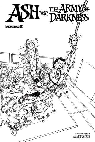 Ash vs. The Army of Darkness #2 (20 Copy Vargas B&W Cover)