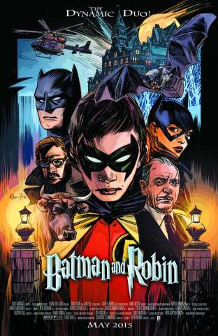 Batman and Robin #40 (Movie Poster Cover)