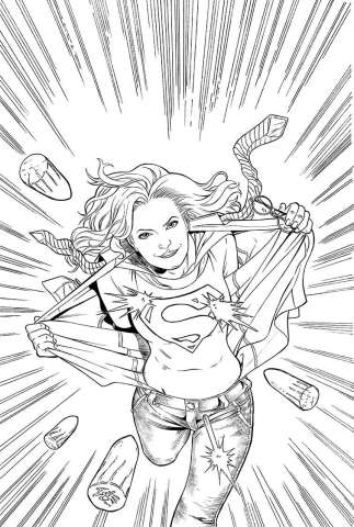 Coloring DC: Supergirl