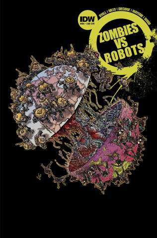 Zombies vs. Robots #4 (Subscription Cover)