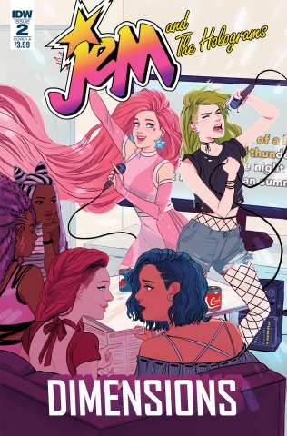 Jem and The Holograms: Dimensions #2 (Keenan Cover)