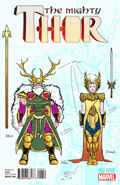 The Mighty Thor #2 (Dauterman Design Cover)