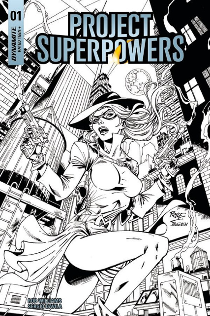 Project Superpowers #1 (Royle B&W Cover)