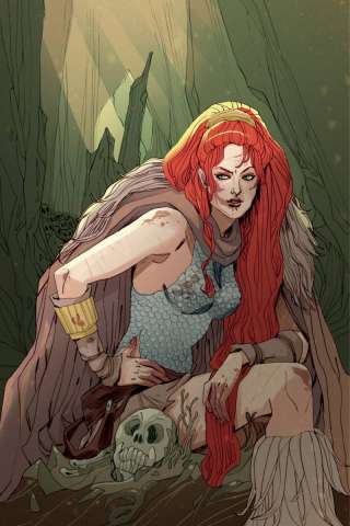 Red Sonja #4 (Rare Sauvage Virgin Art Cover)