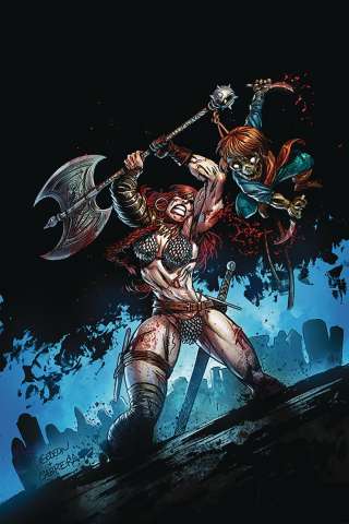 Killing Red Sonja #1 (Gideon Virgin Gedeon Zombie Cover)
