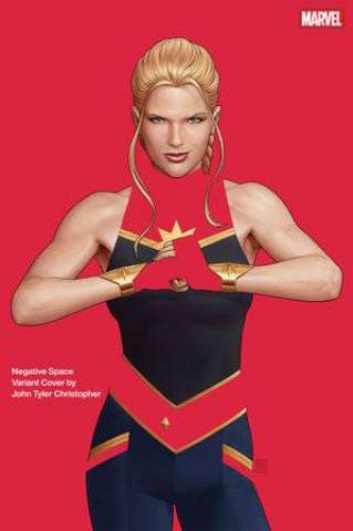 Captain Marvel #1 (John Tyler Christopher Negative Space Cover)