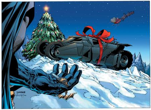 Detective Comics #1067 (Jim Lee, Scott Williams Alex & Sinclair DC Holiday Card Card Stock Cover)