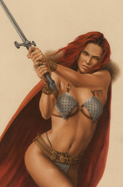 The Invincible Red Sonja #2 (Celina Virgin Cover)