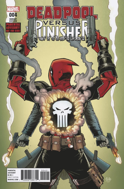 Deadpool vs. The Punisher #4 (Roche Cover)