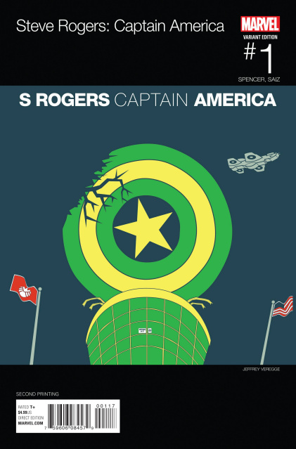 Captain America: Steve Rogers #1 (Veregge Hip Hop Remix 2nd Printing)