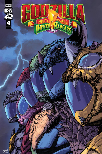 Godzilla vs. Mighty Morphin Power Rangers II #4 (Sanchez Cover)