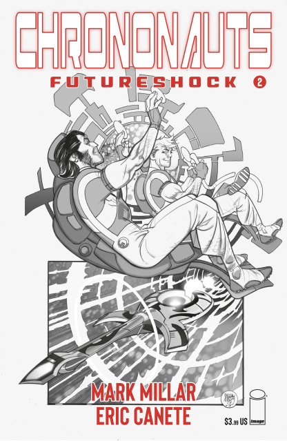 Chrononauts: Futureshock #2 (B&W Ferry Cover)