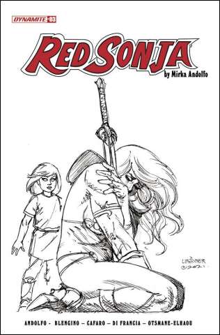Red Sonja #3 (25 Copy Linsner B&W Cover)