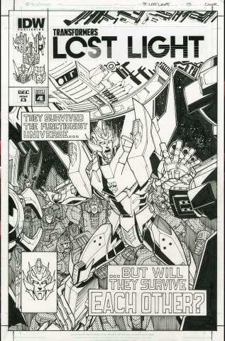 The Transformers: Lost Light #13 (Milne Cover)