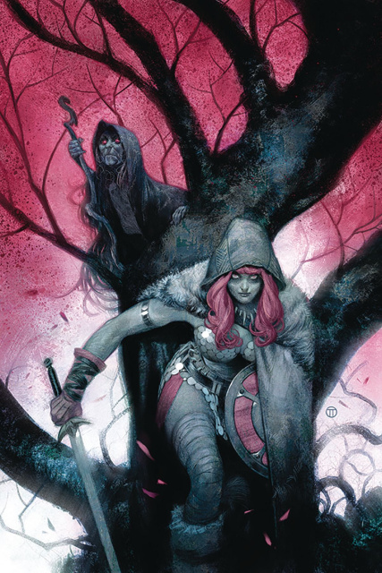 Vampirella / Red Sonja #4 (Tedesco Virgin Cover)