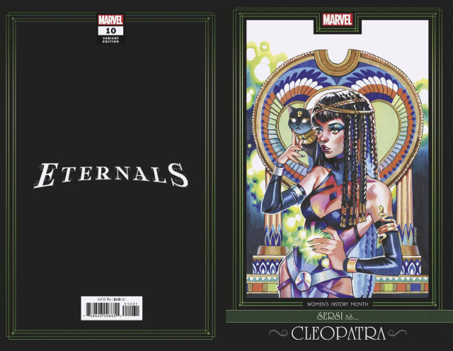 Eternals #10 (Gonzales Women's History Cover)