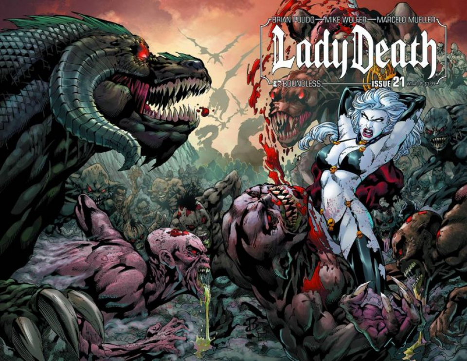 Lady Death #21 (Wrap Cover)