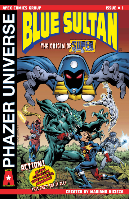 Phazer Universe #1 (Blue Sultan Cover)