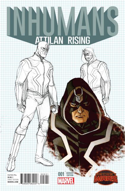 Inhumans: Attilan Rising #2 (Johnson Design Cover)