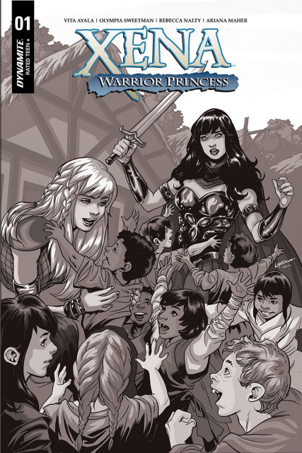 Xena: Warrior Princess #1 (20 Copy Lupacchino B&W Cover)