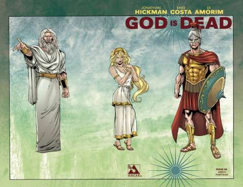 God Is Dead #4 (Pantheon Wrap Cover)