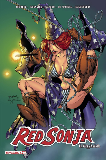 Red Sonja #7 (Wizard Homage Biggs Cover)