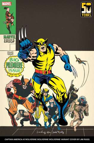Captain America #5 (Rugg Wolverine Wolverine Wolverine Cover)