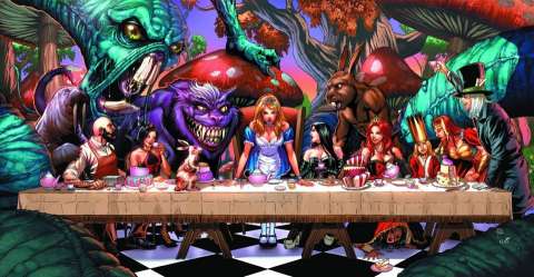 Grimm Fairy Tales: Alice in Wonderland #6 (Spay Cover)