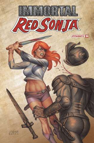 Immortal Red Sonja #4 (Linsner Cover)